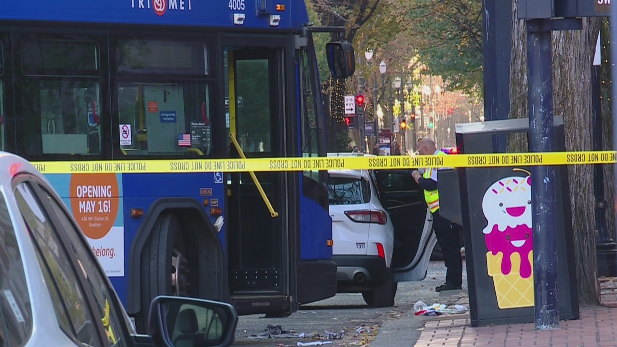 TriMet bus driver cited after crash that left pedestrian hospitalized