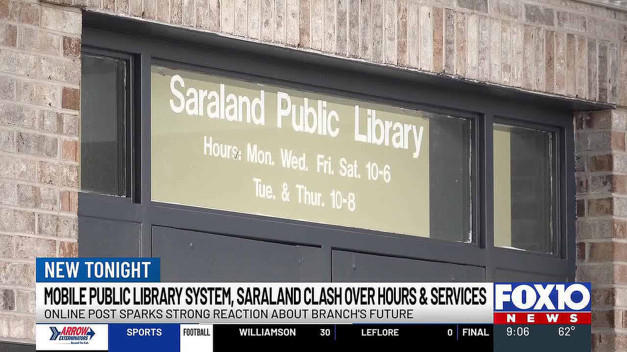 Mobile Public Library system, Saraland clash over hours and services