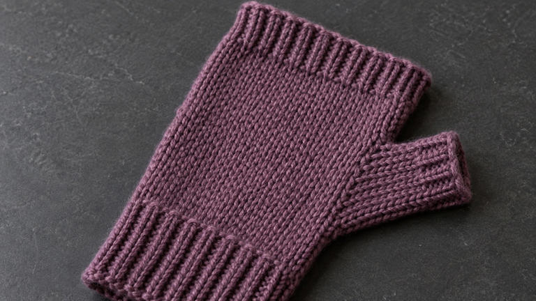 What goes into knitting a pair of fingerless mitts?