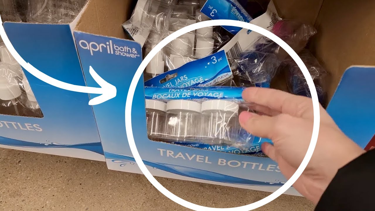 Put dollar store travel bottles in your kitchen (brilliant!)