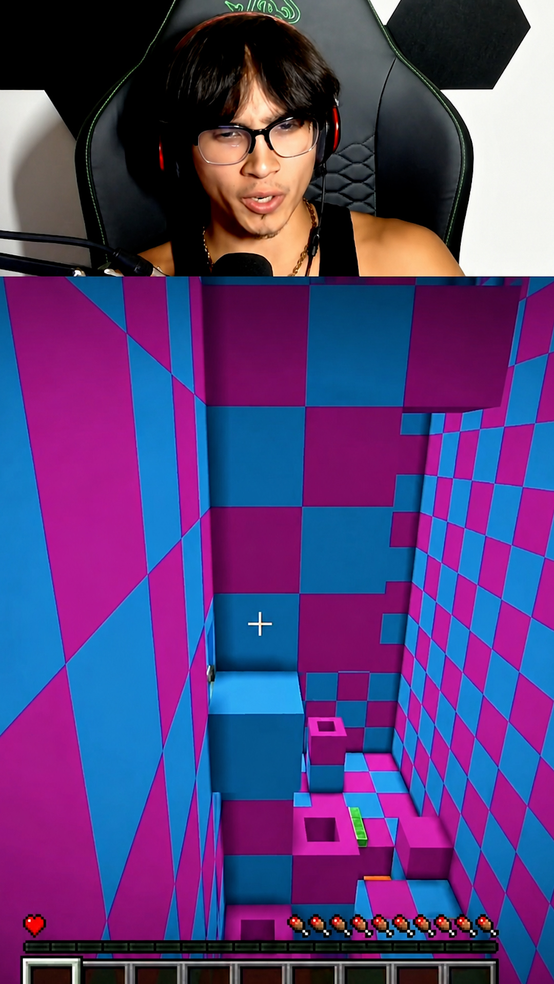 Exploring a confusing Minecraft optical illusion map