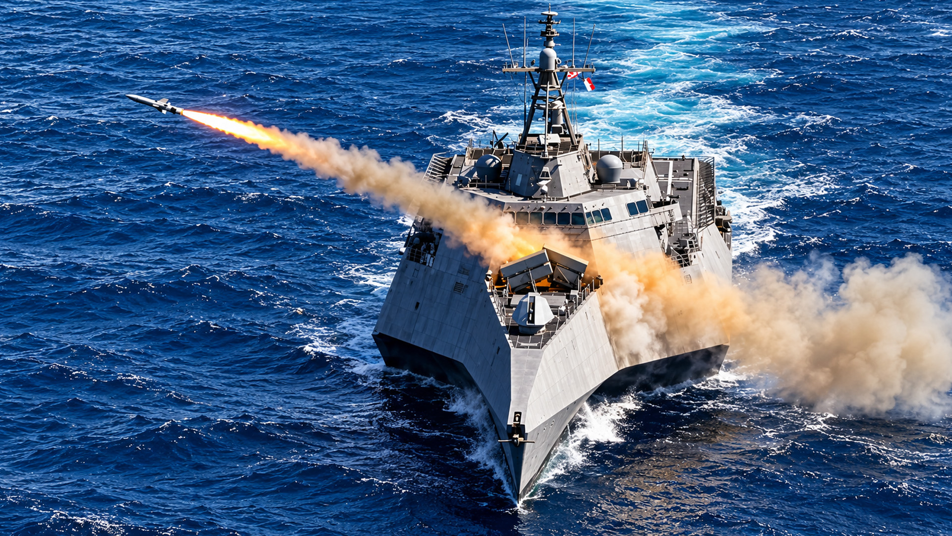 Why do US Navy missile launches look so intense?