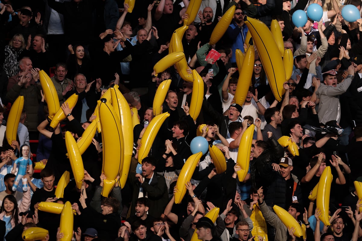 Why Man City fans bring inflatable bananas to stadiums