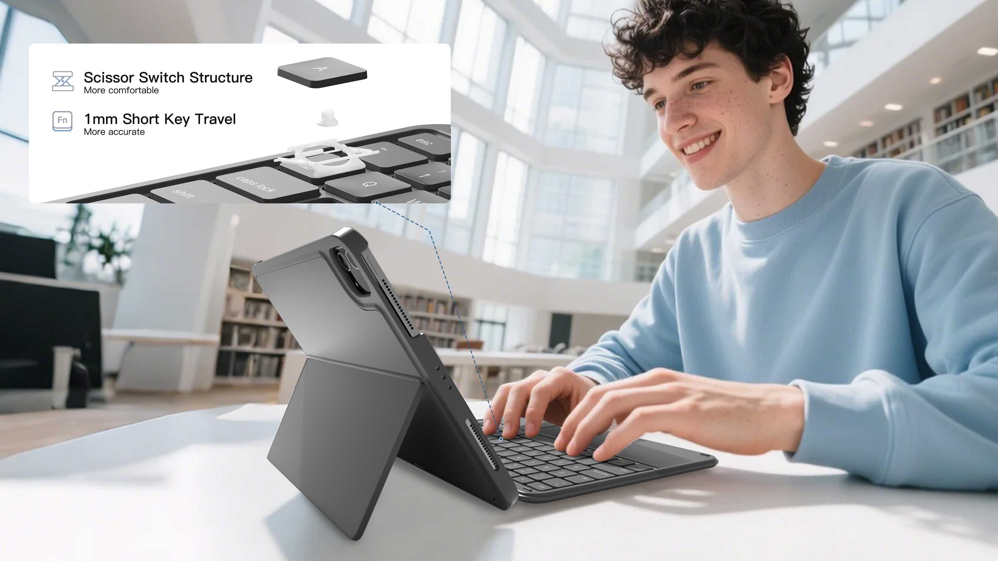 Turn your iPad into a laptop with Inateck AceTouch iPad keyboard cases