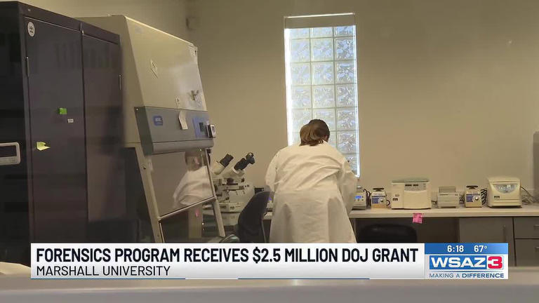 Marshall University receives $2.5 million DOJ grant to expand DNA ...
