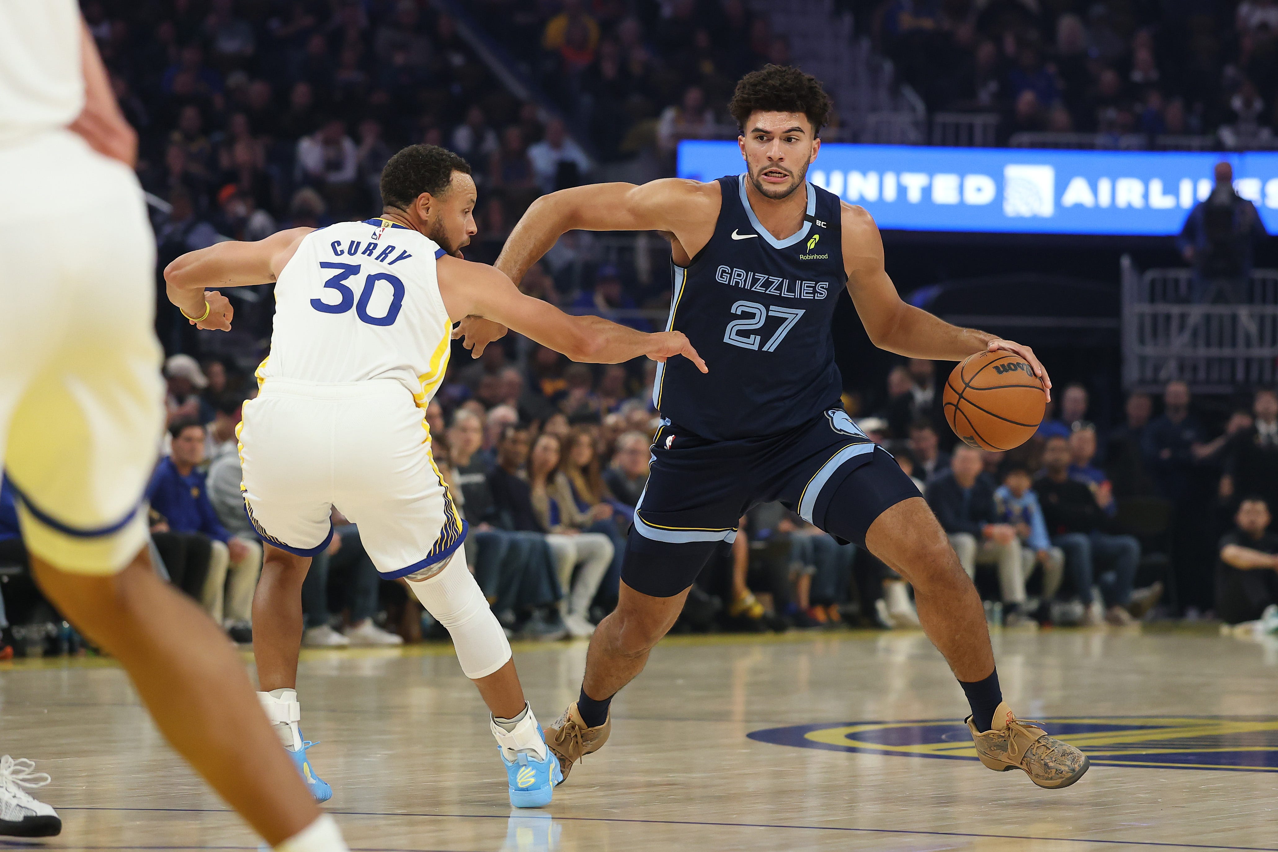 How many points did Cam Boozer score? Grizzlies at Warriors box score