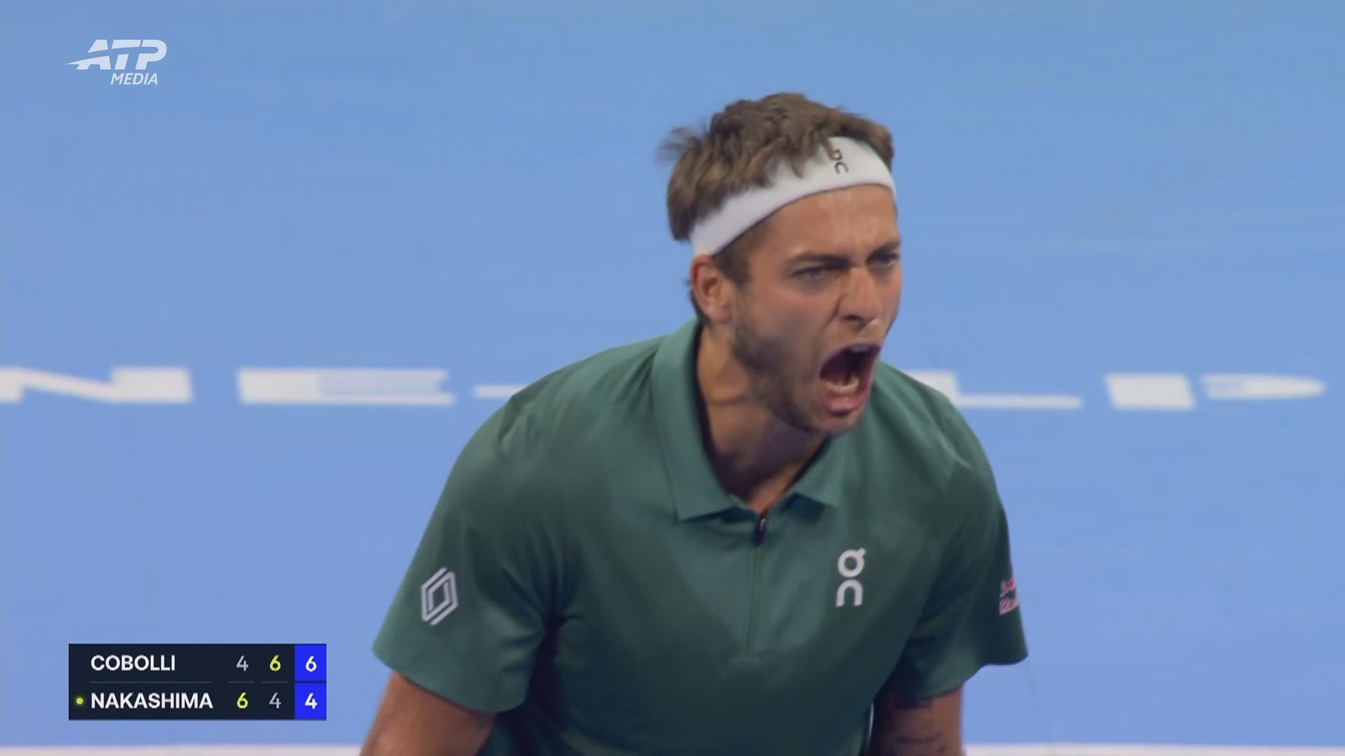 Top seed Cobolli to face Musetti in all-Italian Lyon semi-final