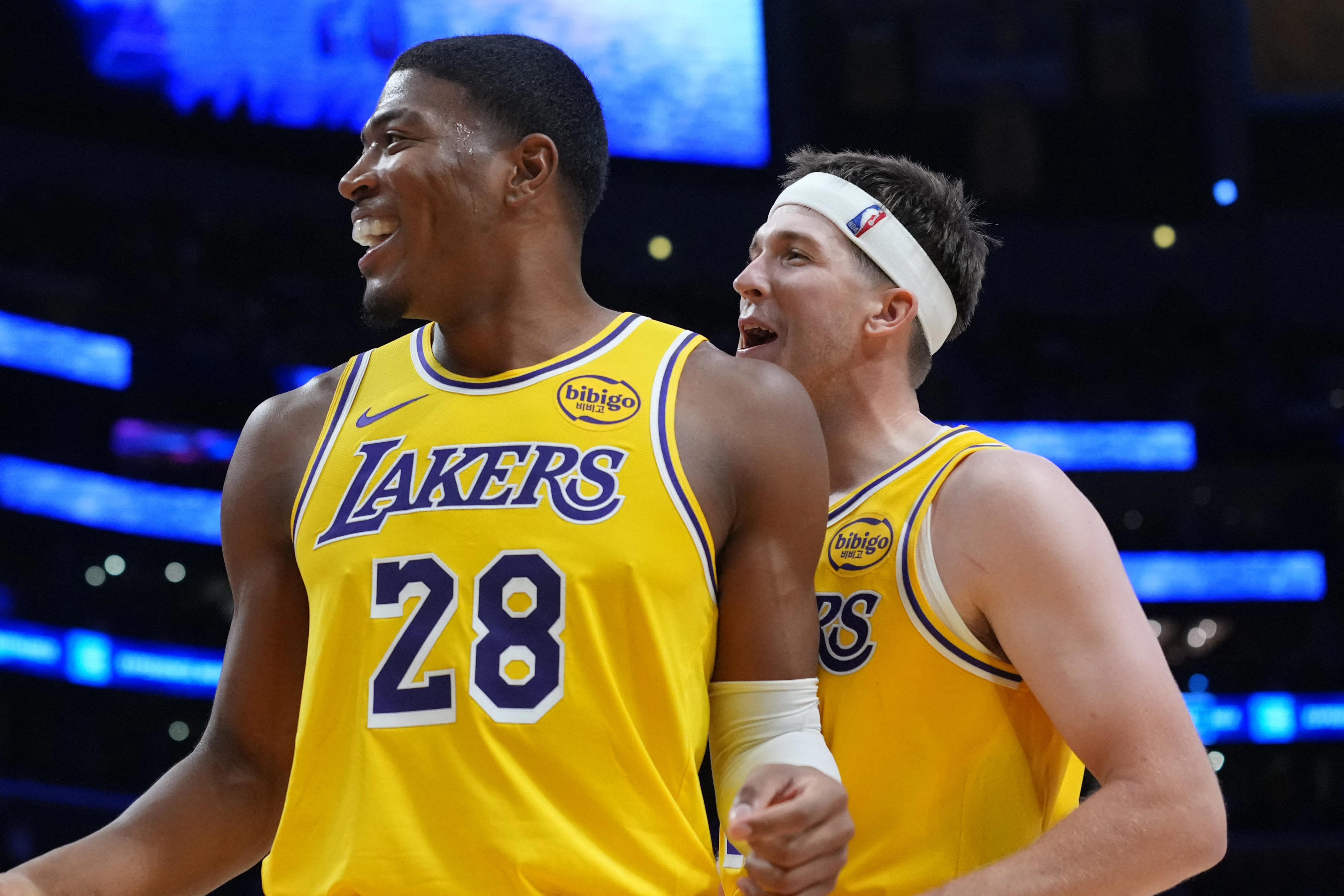 Austin Reaves jokes about Rui Hachimura's first few weeks with Lakers