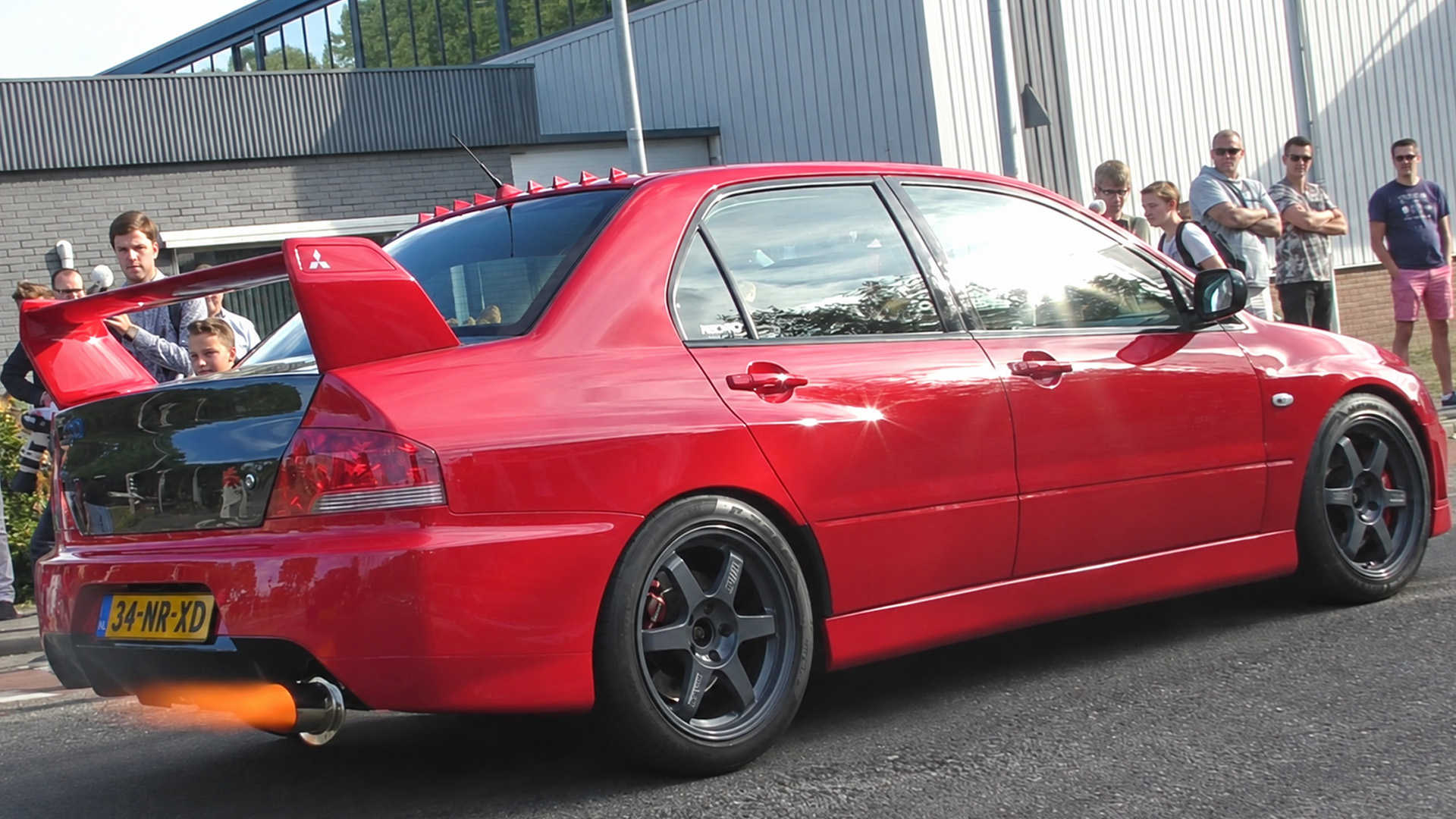 How loud is a 500HP Mitsubishi Evo?