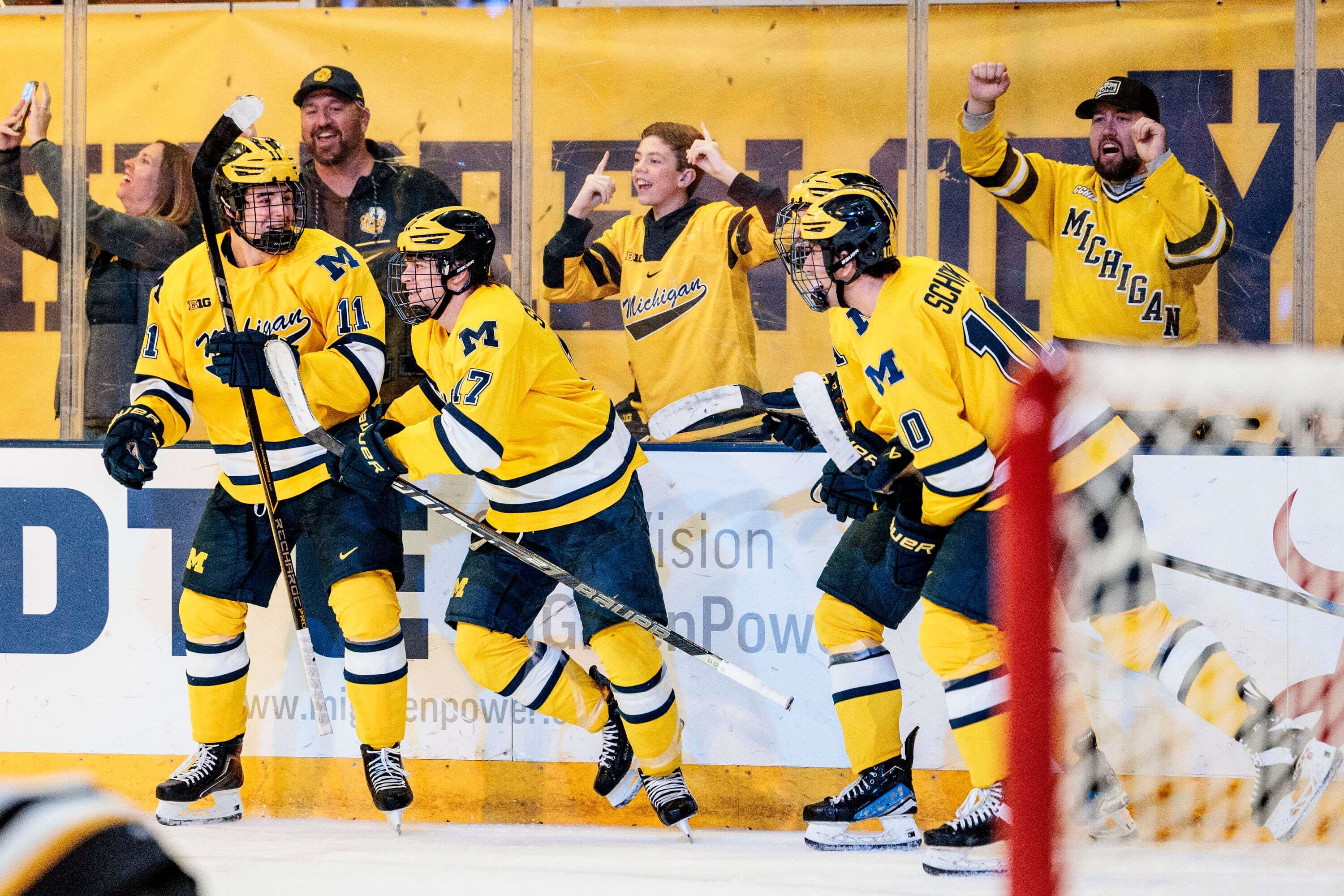 Michigan hockey’s Will Horcoff goes from Hail Mary witness to last ...
