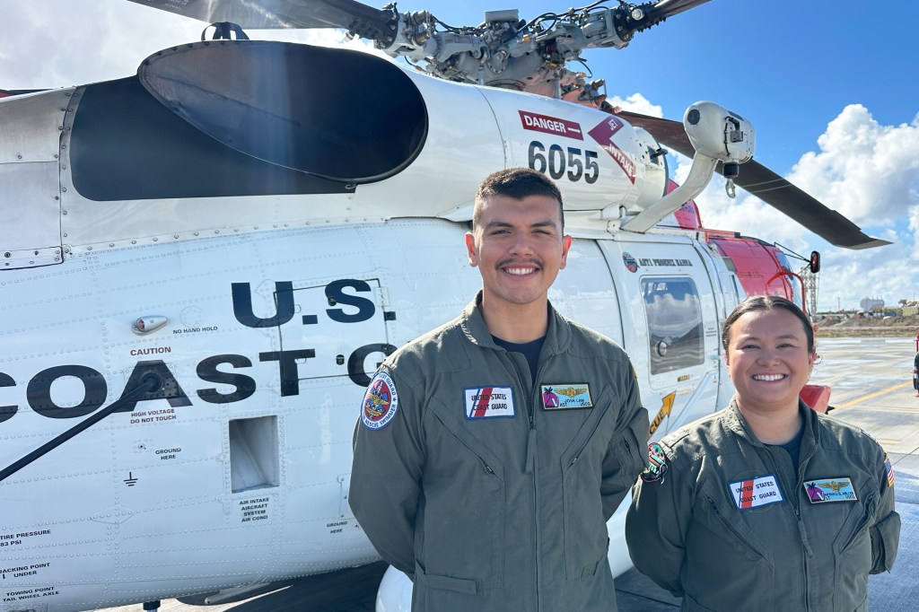 Coast Guard swimmer, 24, says he fought waves and darkness to rescue 16 ...