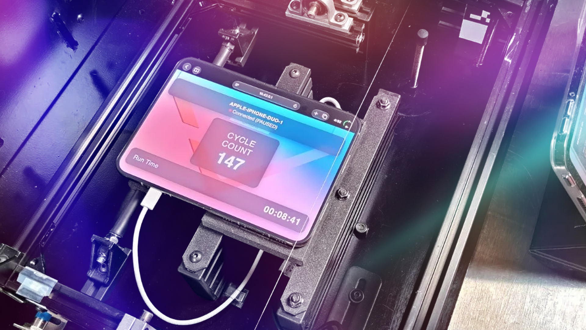 The iPhone duo just passed 20,000 in our fold-a-phone testing machine ...