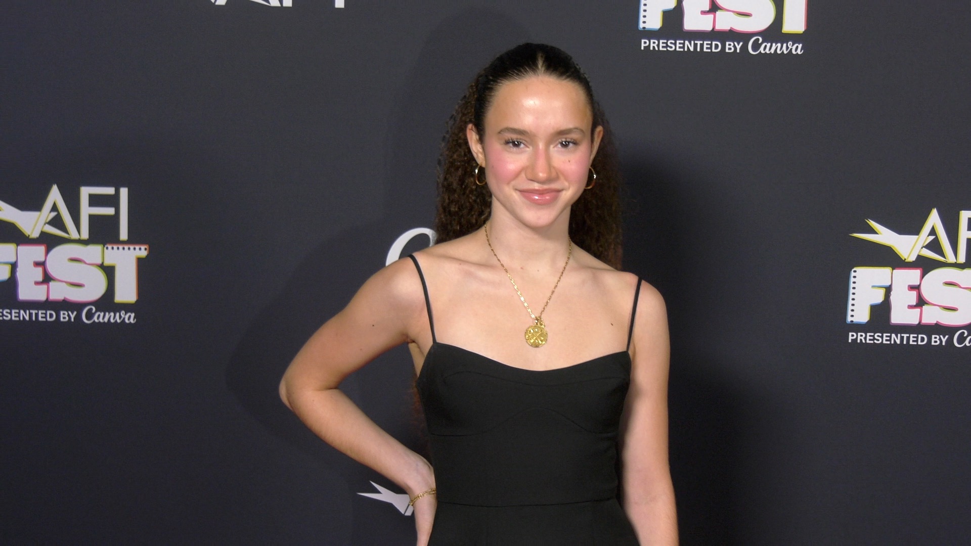Chloe Coleman on the red carpet at the special screening of 