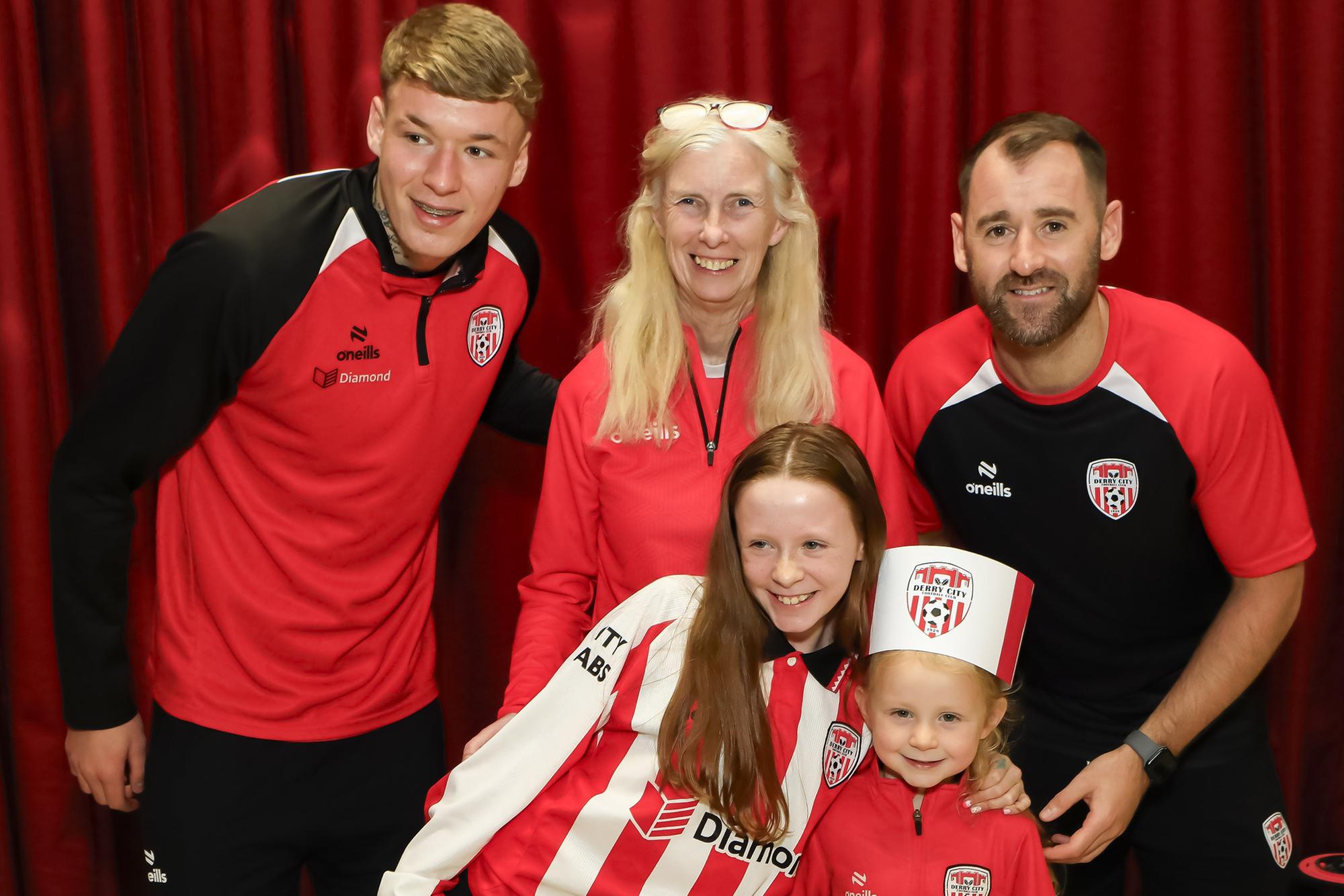 In pictures: Derry City FC visit St Anne's Primary School in Derry ...