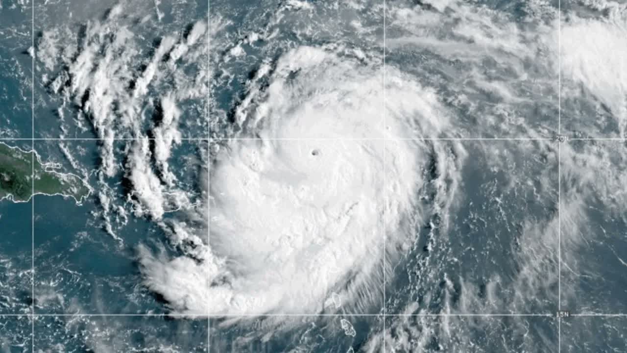Hurricane Erin intensifies to category 4 storm in stunning satellite views