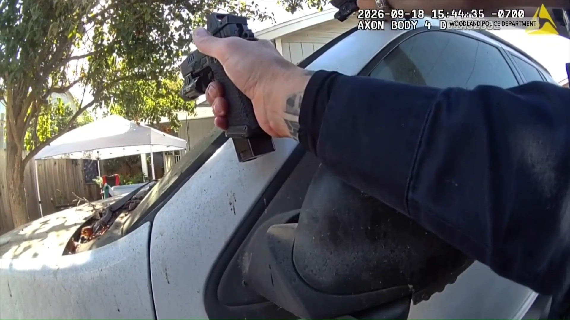 Body-camera footage released in fatal Woodland police shooting