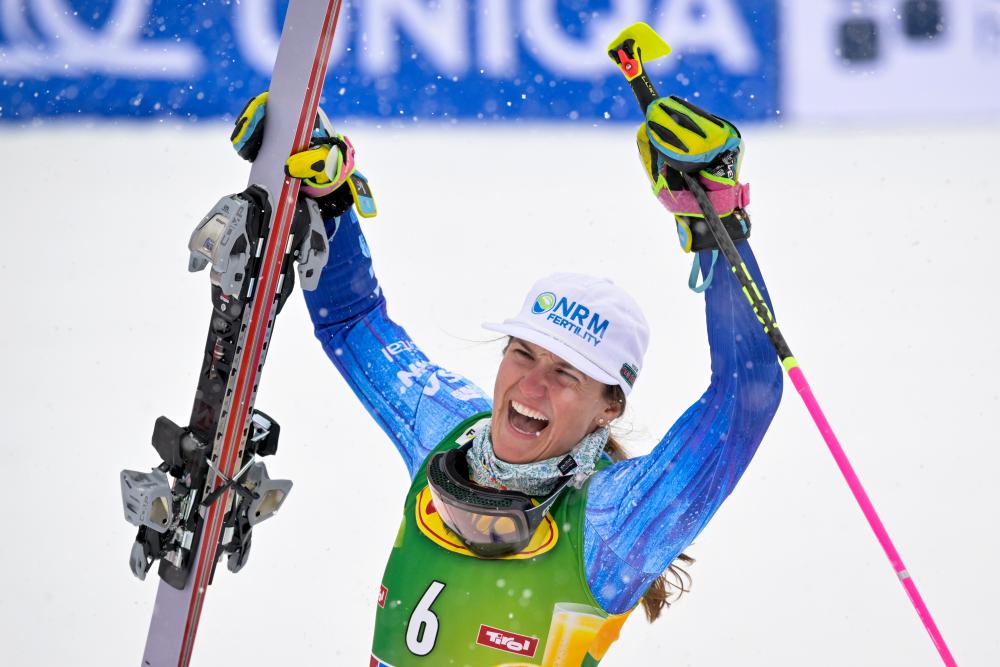 Like a fairy tale: USA's Paula Moltzan becomes oldest first-time World Cup winner by 0.01sec