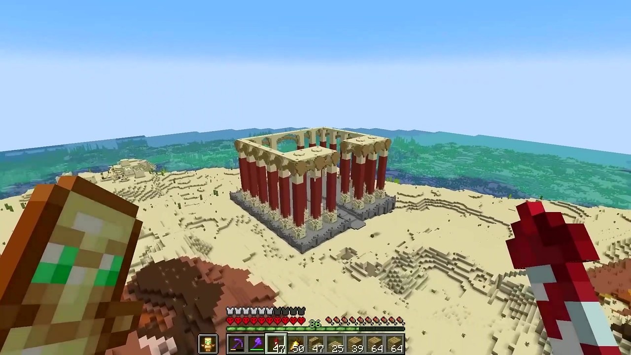 aCookieGod transforms a Minecraft desert temple in hardcore