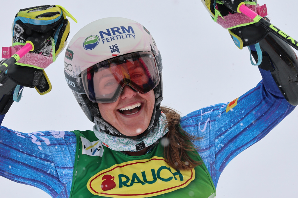 Moltzan wins World Cup race for 1st time, Shiffrin finishes giant ...