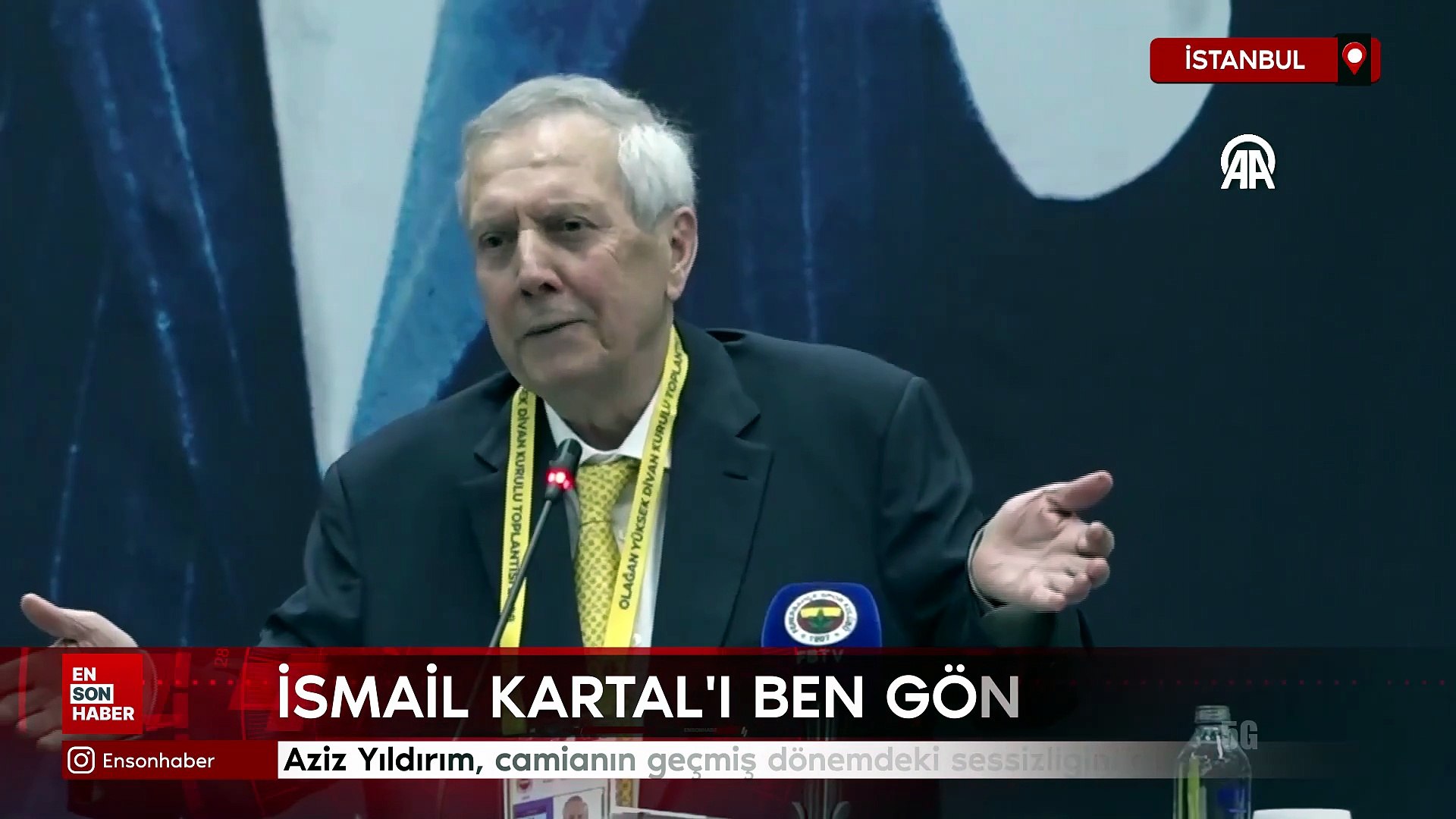 Aziz Yıldırım: İsmail Kartal'ı ben göndermem