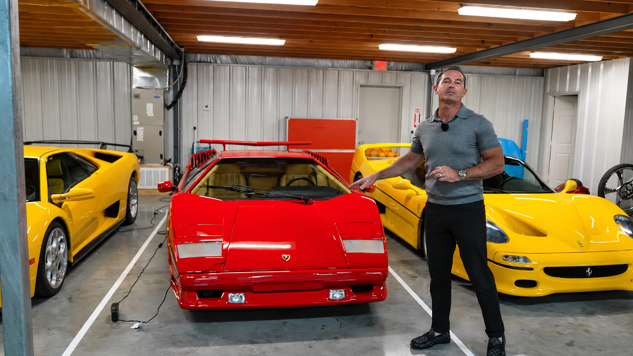 Rare eight point five million dollar Ferrari F50 anchors lineup