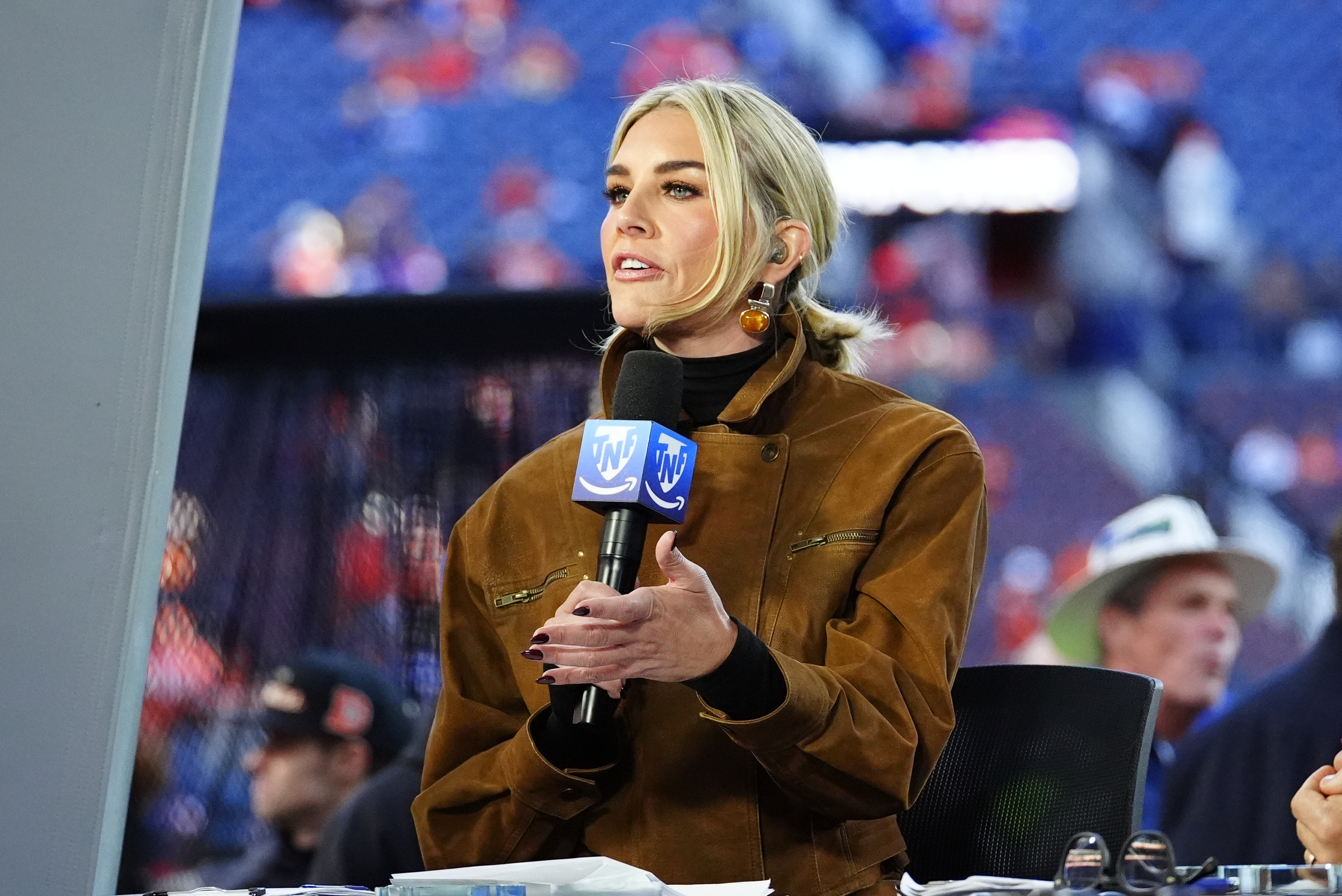 Charissa Thompson brutally roasted ex-husbands on Thursday Night Football