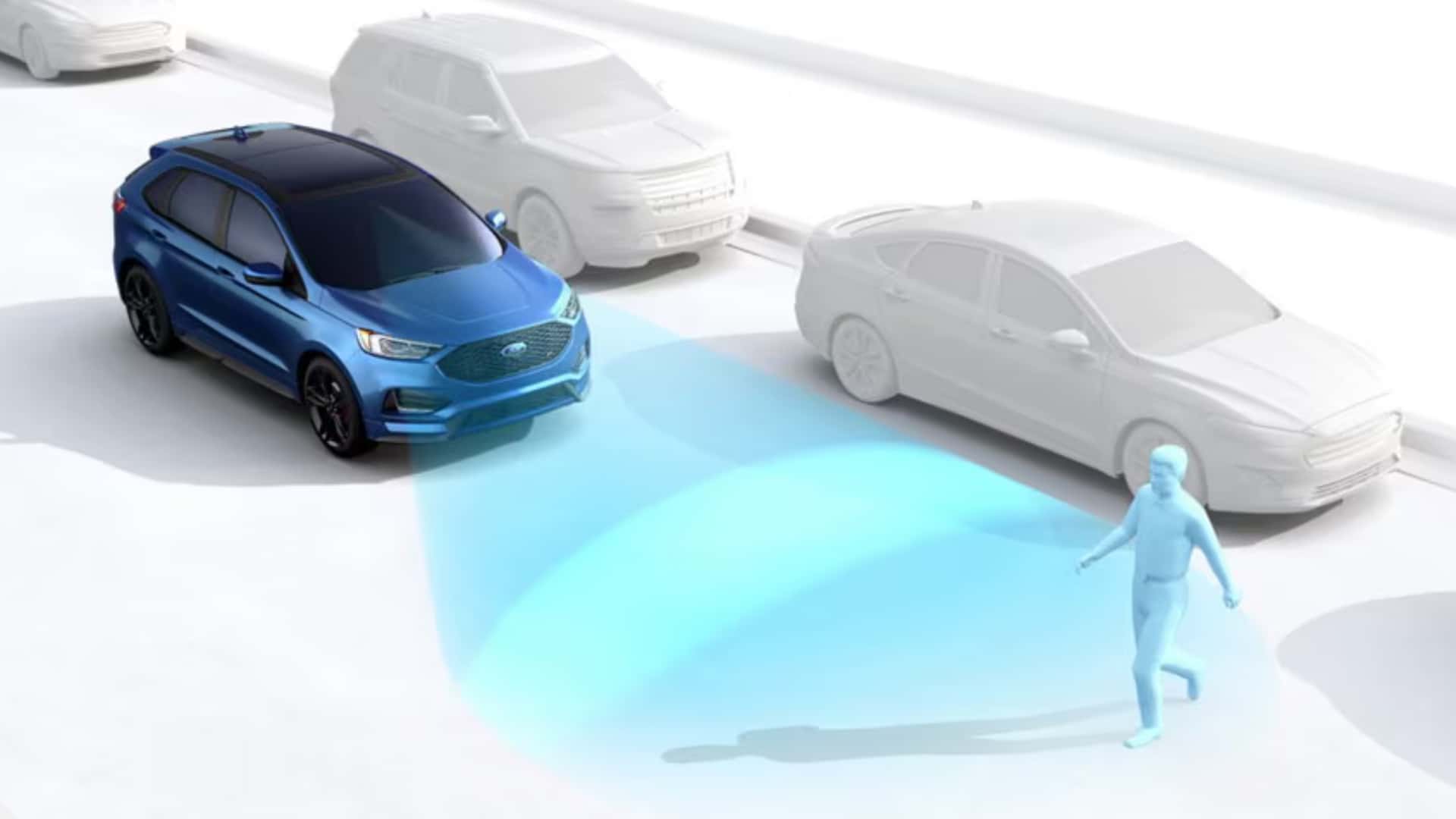 How does automatic emergency braking know when to stop?