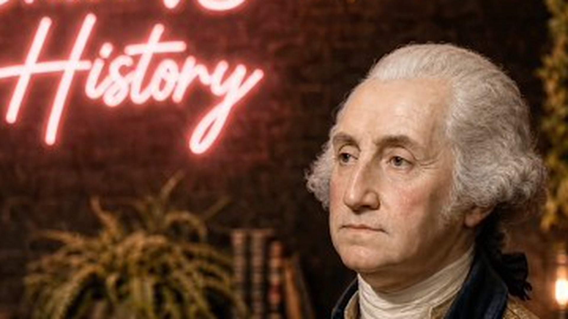 Chloe puts the tough questions to George Washington