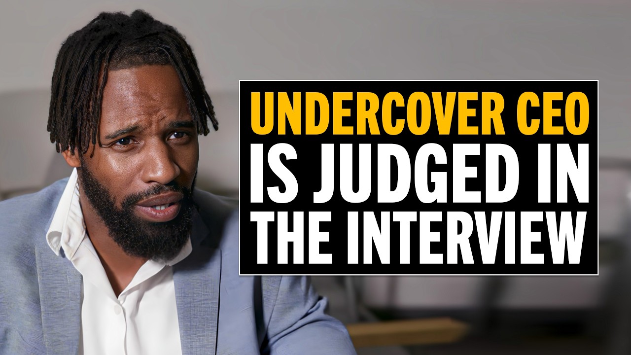 Undercover CEO faces double prejudice in a job interview — they ...