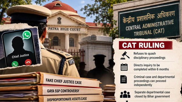 Who is IPS officer Aditya Kumar? Fake Chief Justice case, CAT ruling ...