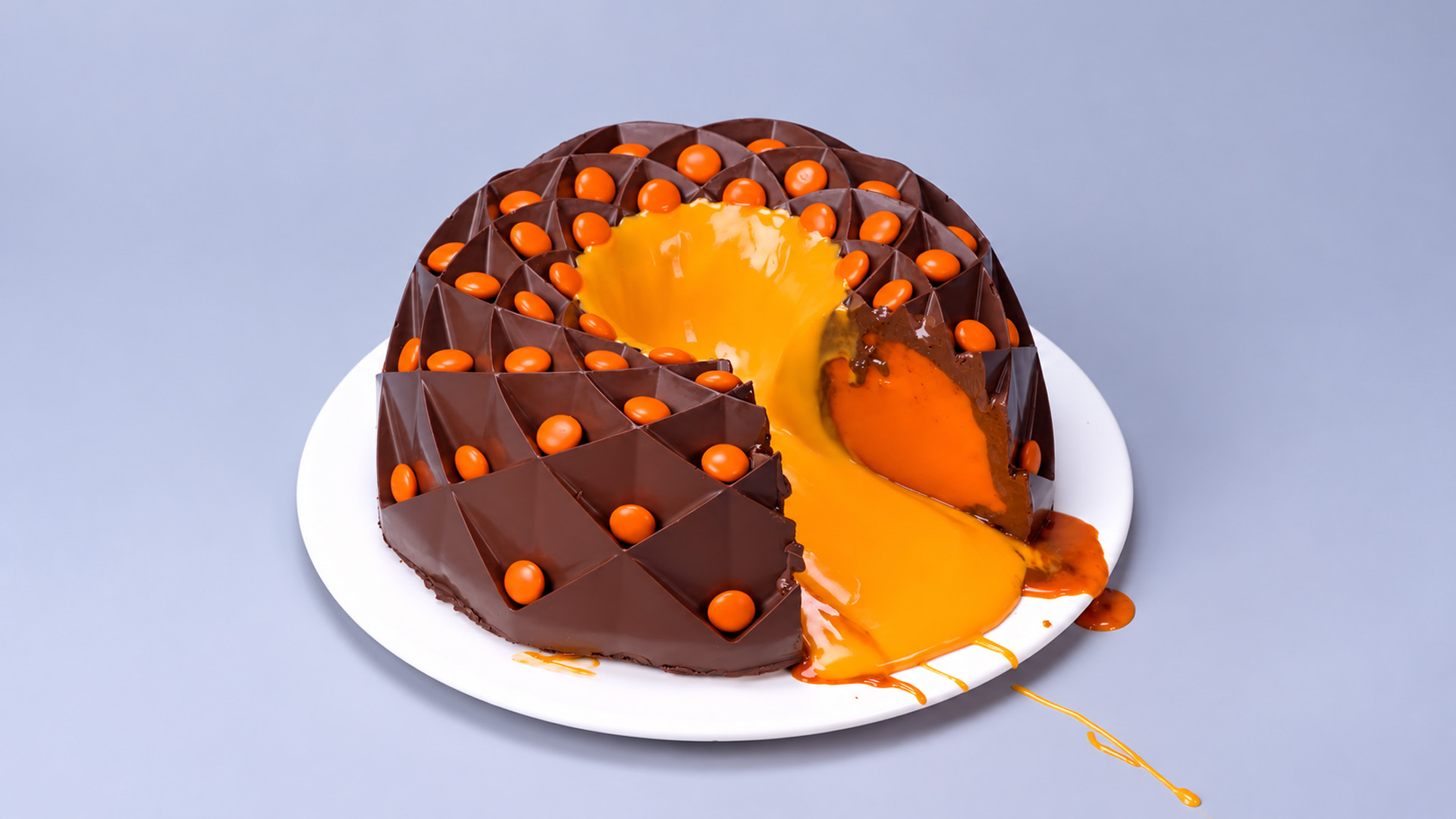 Trying out creative and delicious chocolate cake decoration techniques