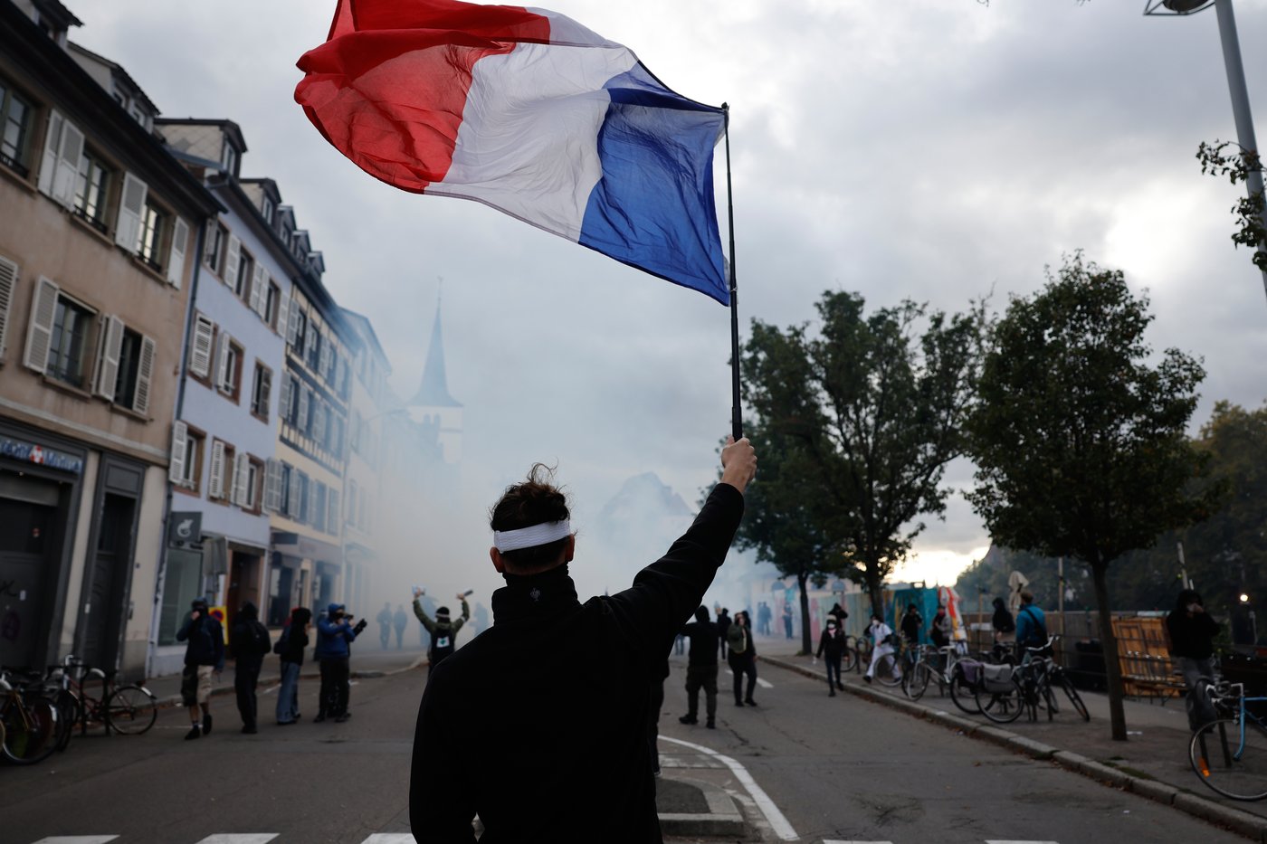 More than 400,000 protest across France, challenging Macron as Paris ...