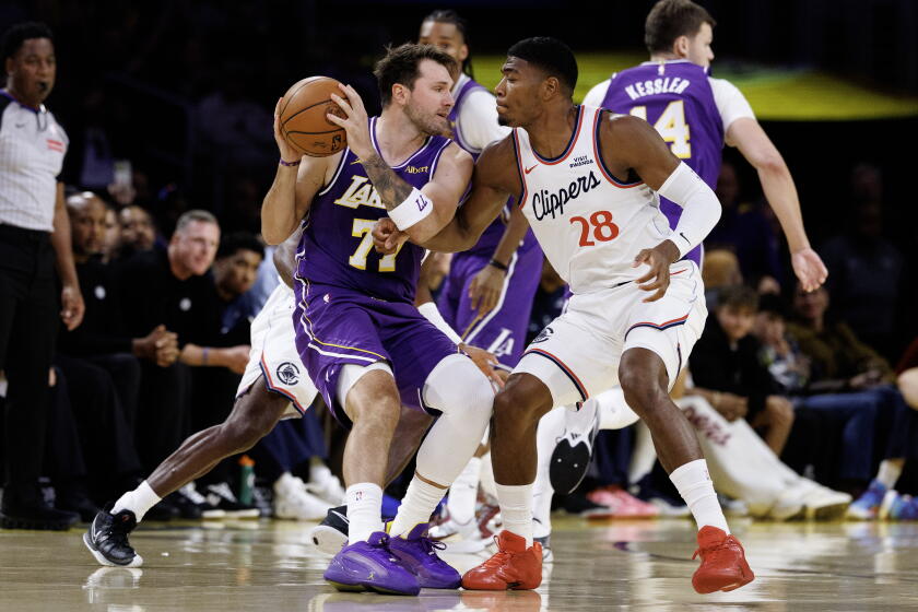Luka Doncic's trash-talking antics sharpen his edge. Lakers fans need ...