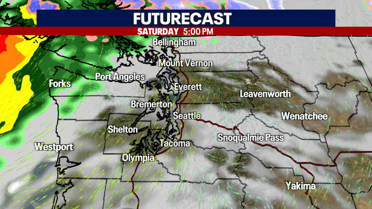 Seattle weather: Mostly cloudy Saturday, showers return late