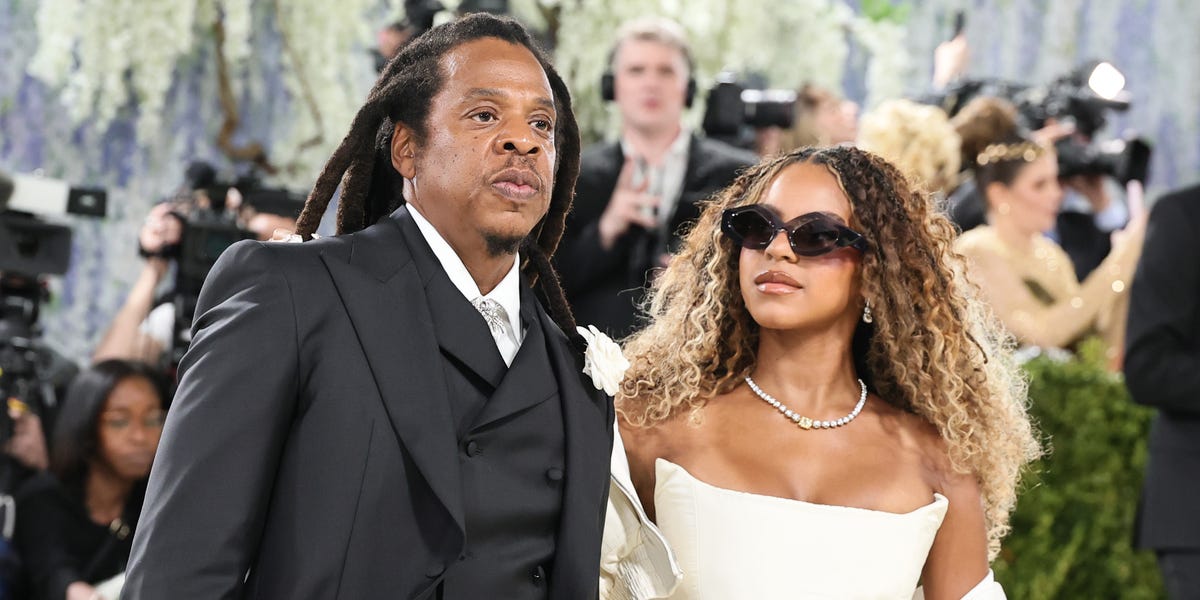 Beyoncé cheered on Blue Ivy during Jay-Z’s LA show