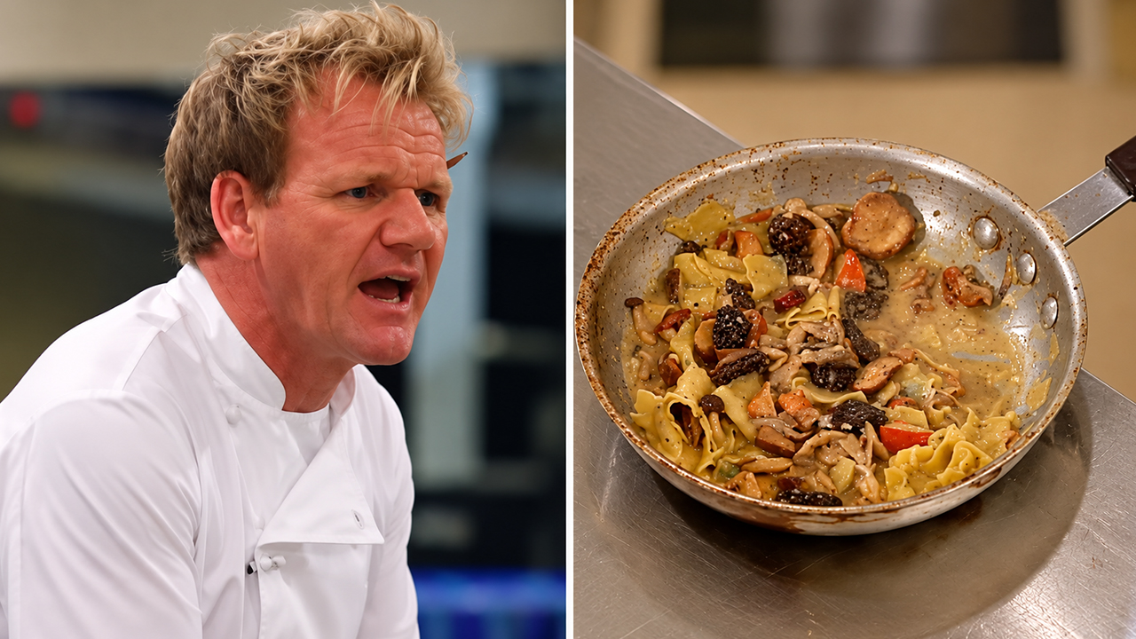 Chef Ramsay rejects Matt’s pasta for being too salty