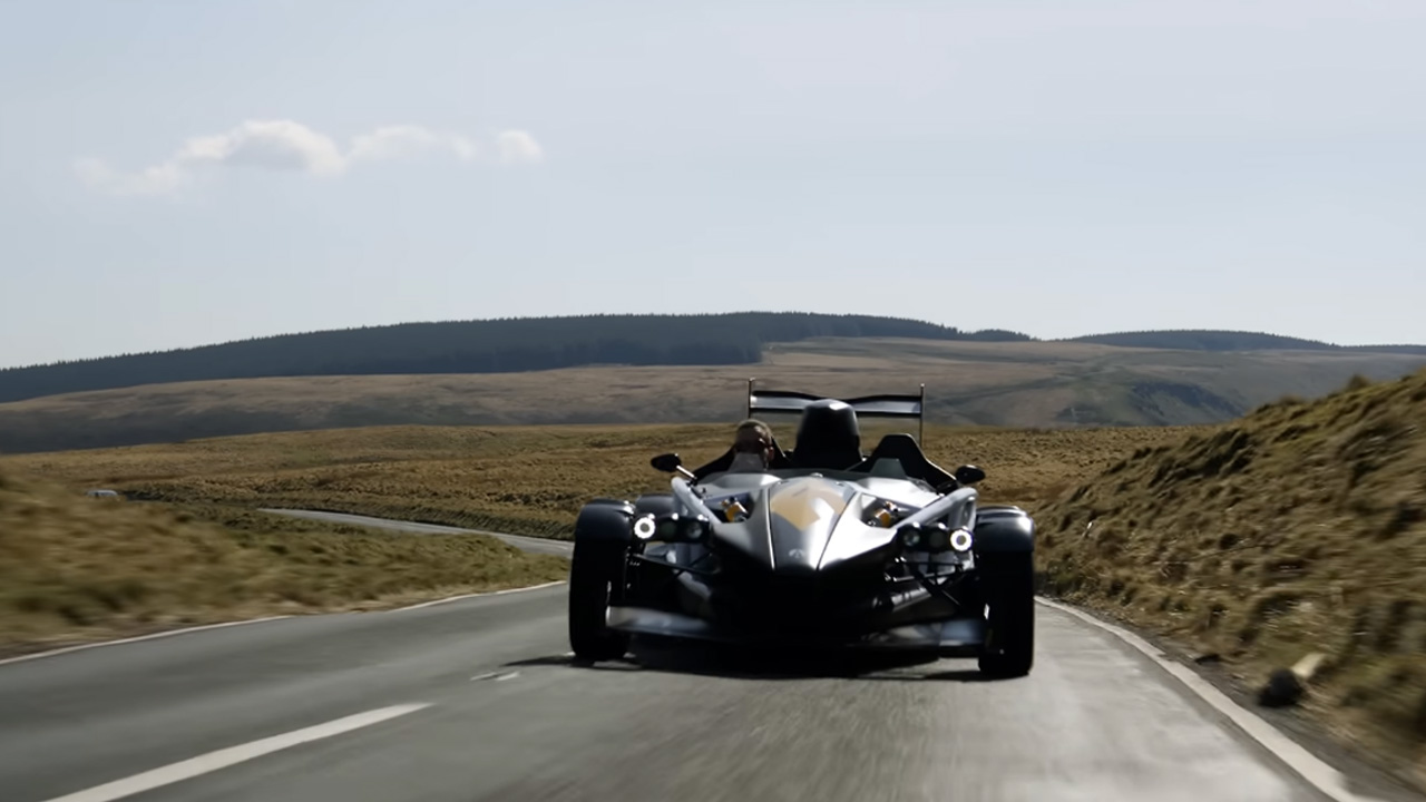 Driving the brutal 400 horsepower Ariel Atom 4R on scenic Welsh roads