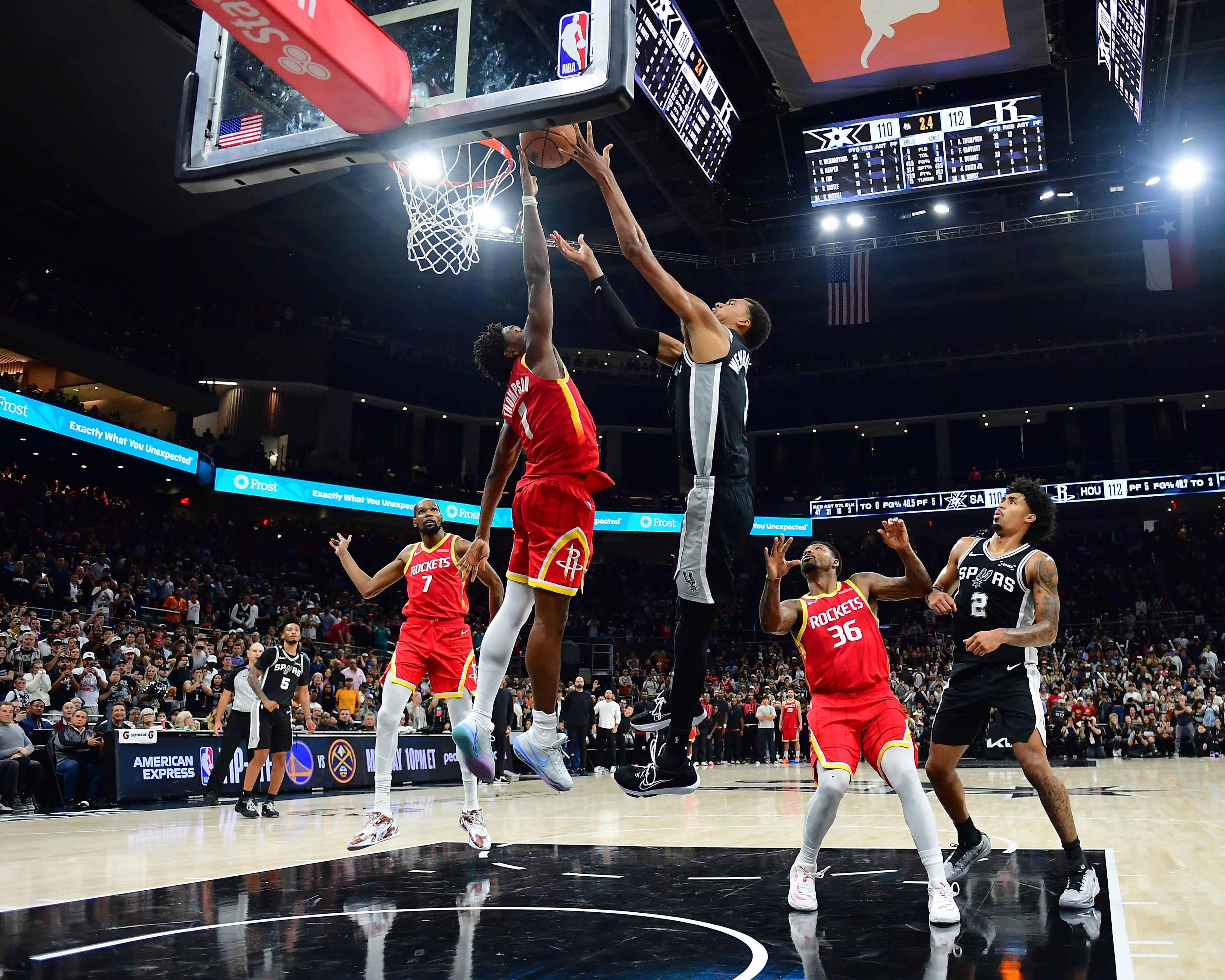 Highlights: Victor Wembanyama bounces back in photo finish versus Rockets