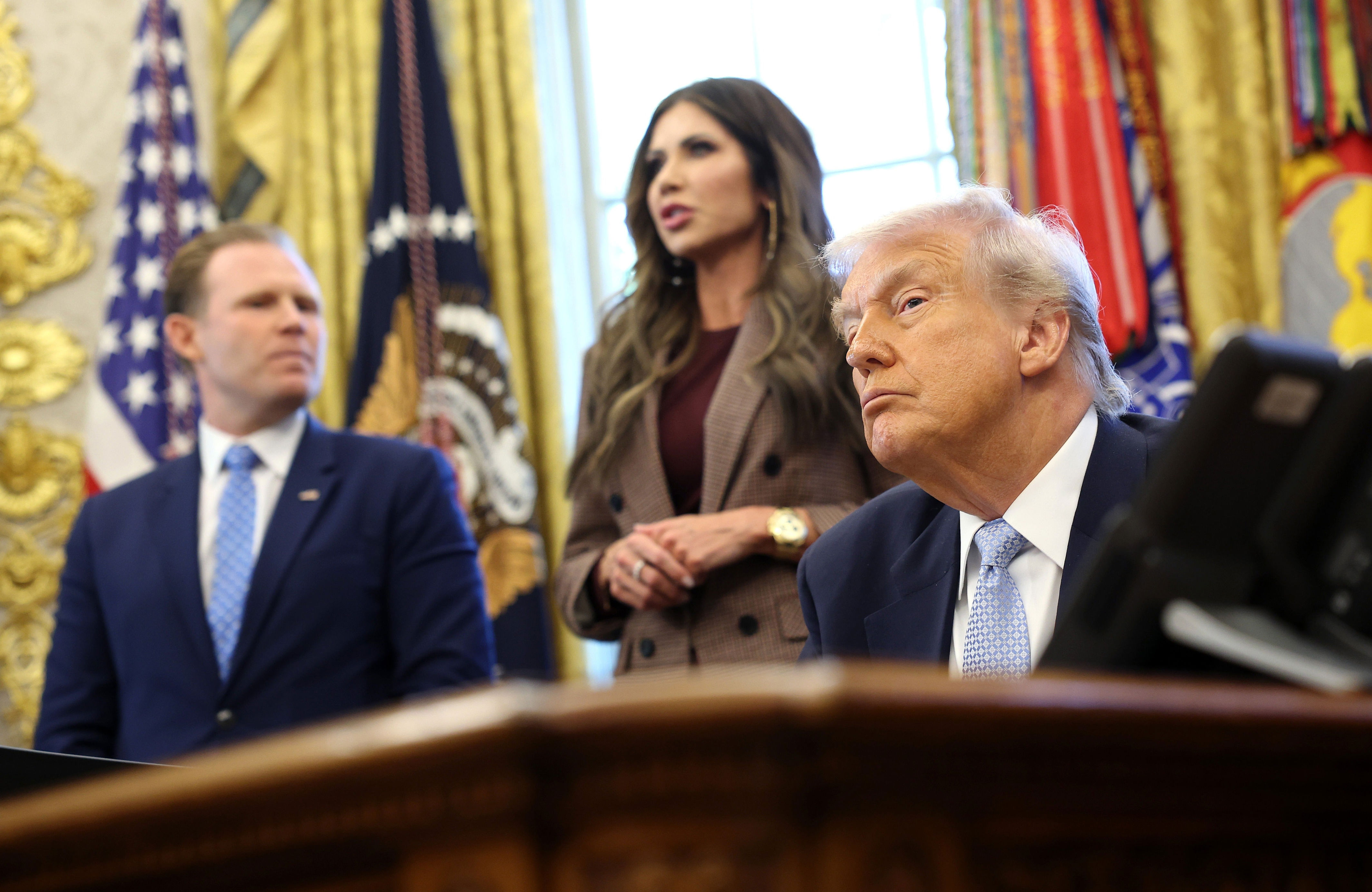 Noem put out a fake press release about her leaving Trump role: report