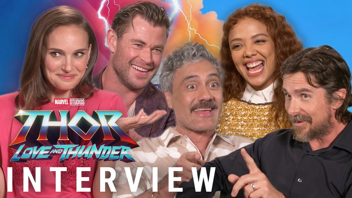 'Thor: Love and Thunder' interviews | Chris Hemsworth, Taika Waititi ...