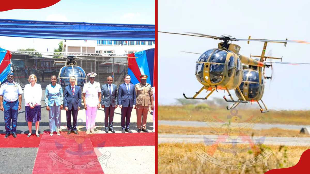 Photos: Kenya acquires modern MD500 military helicopters in defence ...