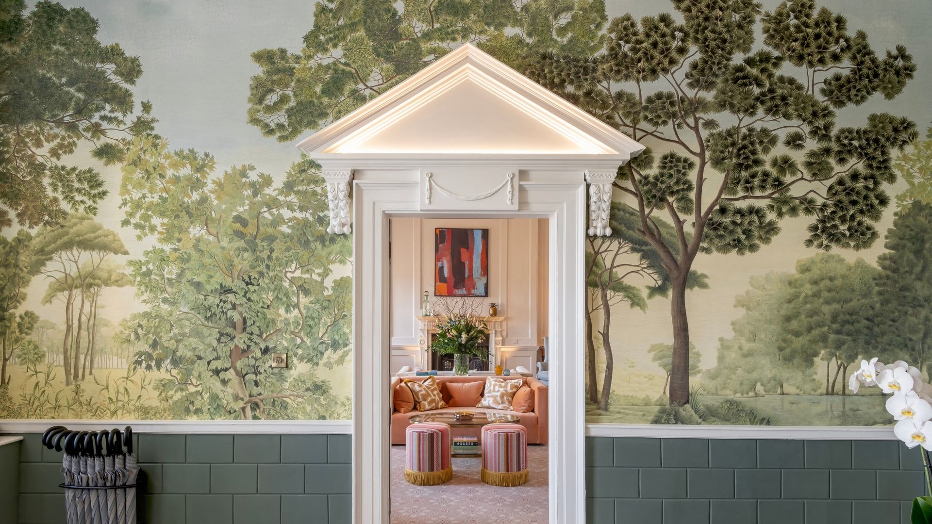 Wall murals – overpowering or the quickest way to add a feature wall?
