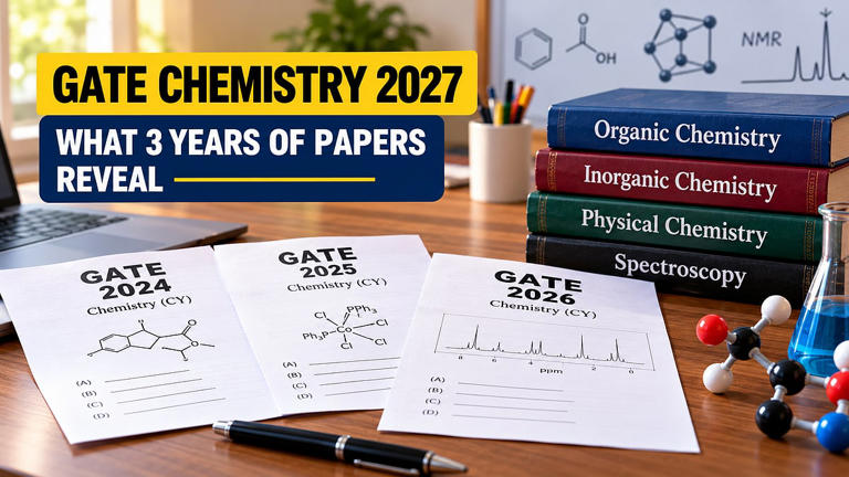 GATE chemistry 2027: What three years of question papers reveal about ...