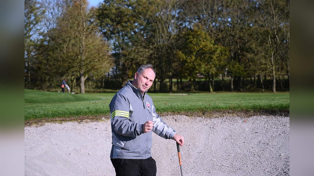 Alistair Davies' sand line drill for better iron contact