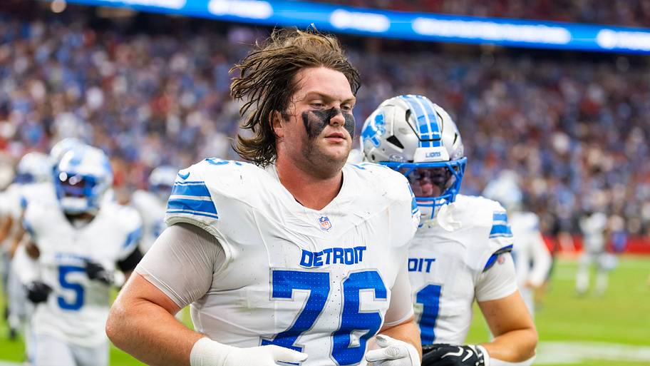 NFC rookie OL midseason grades: Lions strike gold, Eagles may have Lane ...