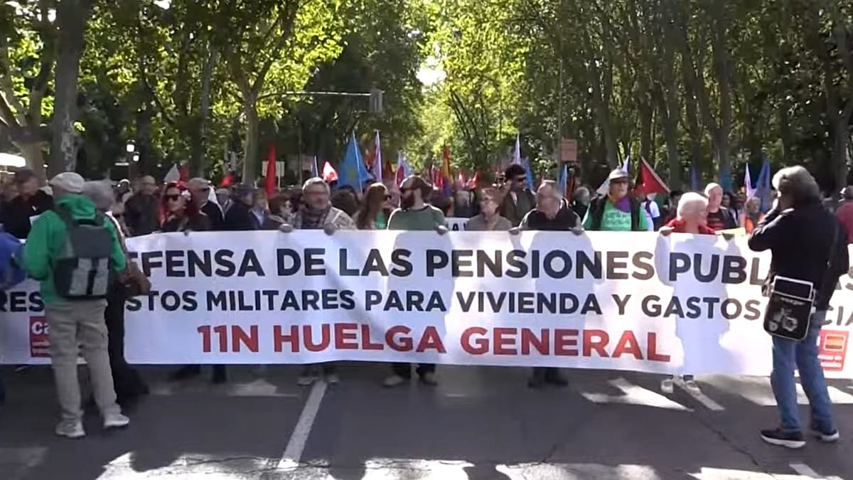 Madrid joins weekend of protests across Europe as thousands rally for ...