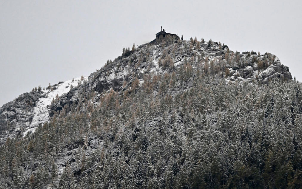 The residence’s altitude and remoteness made it difficult for firefighters to access it - KERSTIN JOENSSON / AFP via Getty Images