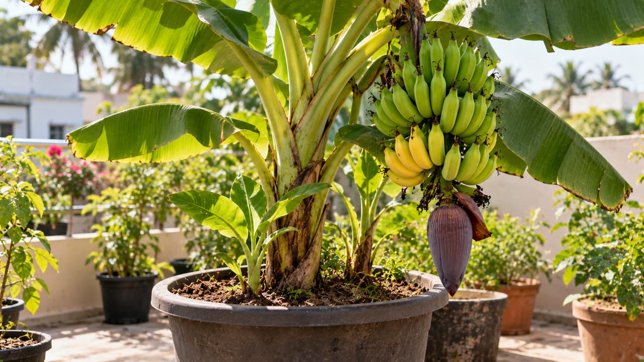Banana plant in pot: ఈ సింపుల్ టిప్స్ తో అరటి మొక్కను కుండీలో ఈజీగా ...