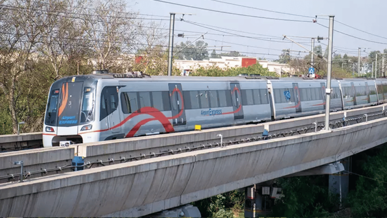Anti-government posters found inside Delhi Airport Express Metro train ...