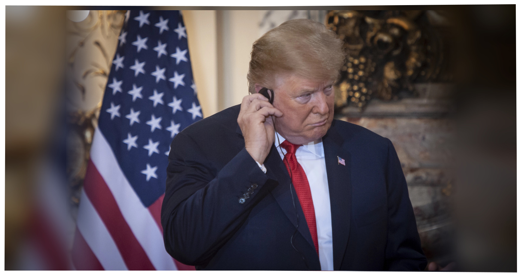 Trump’s face showed no bruise Thursday. By Friday, a new mark was there